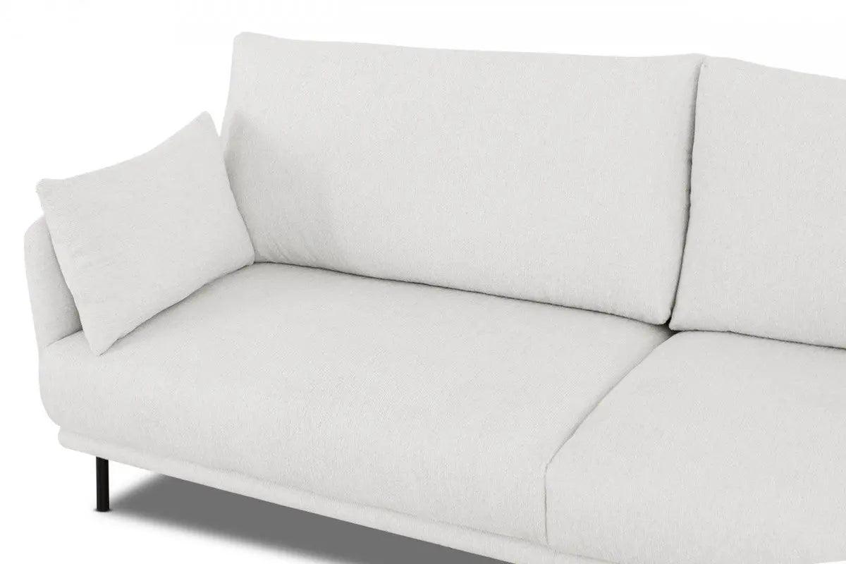 Vig Furniture - Divani Casa Higgins Modern White Fabric Loveseat - Vgknk8586-Wht-L