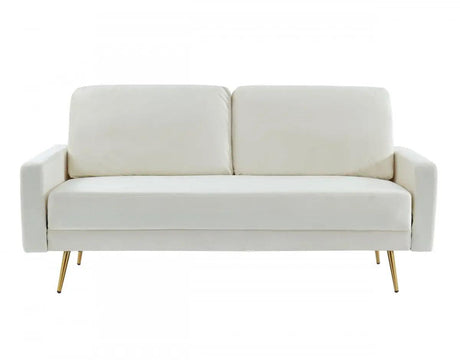 Vig Furniture - Divani Casa Huffine - Modern Beige Fabric Sofa - Vghcjym2030-Bge