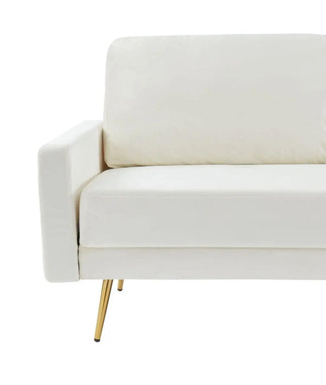 Vig Furniture - Divani Casa Huffine - Modern Beige Fabric Sofa - Vghcjym2030-Bge