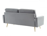 Divani Casa Huffine Modern Grey Fabric Sofa Vghcjym2030 - Gry | Home Elegance USA