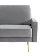 Vig Furniture - Divani Casa Huffine - Modern Grey Fabric Sofa - Vghcjym2030-Gry