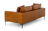 Vig Furniture - Divani Casa Jacoba - Modern Camel Leather Sofa - Vgkkkf2620-Cml-Sofa-3