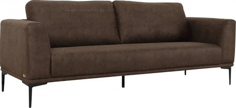 Vig Furniture - Divani Casa Jada Modern Brown Fabric Sofa - Vgknk8578-Brn-S