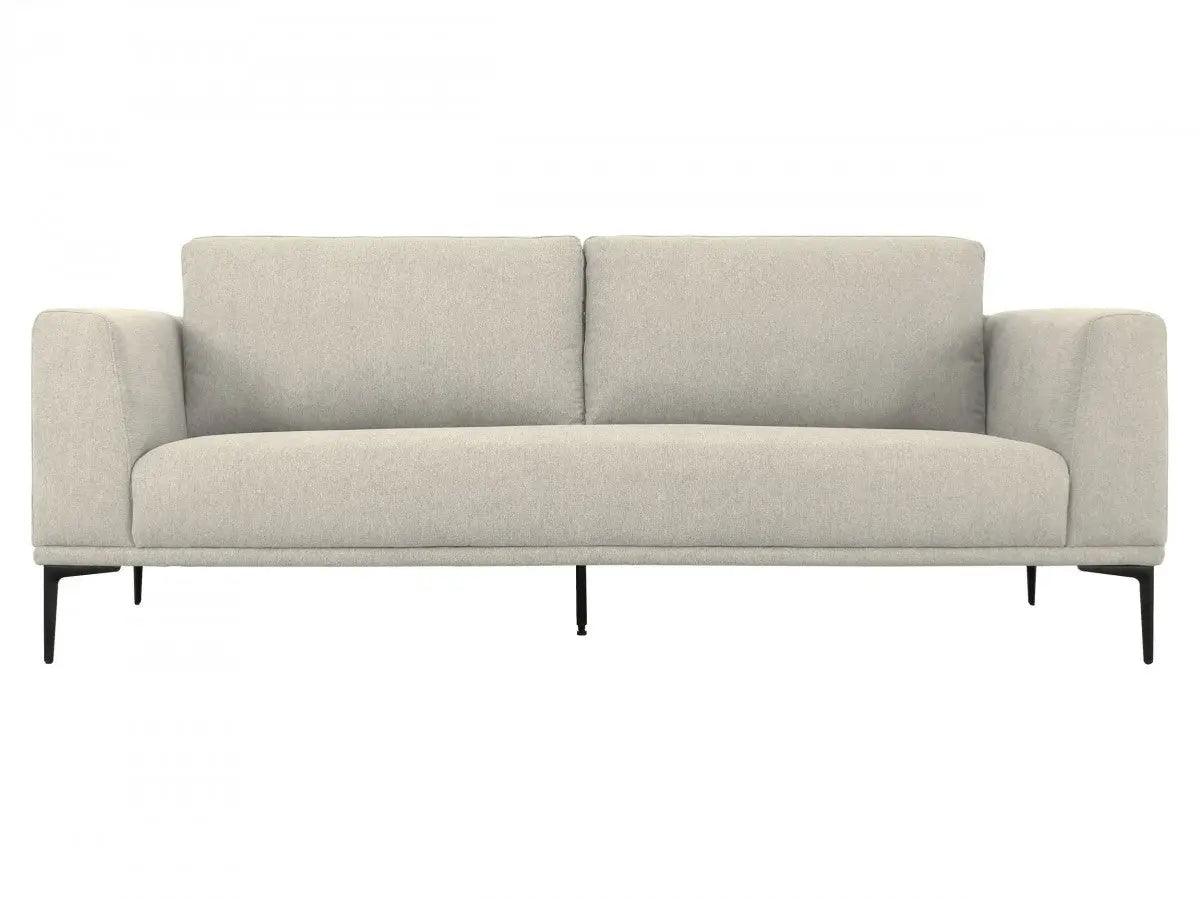 Vig Furniture - Divani Casa Jada Modern Light Beige Fabric Loveseat - Vgknk8578-Bei-L