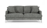 Vig Furniture - Divani Casa Janina - Modern Dark Grey Fabric Sofa - Vgkkkf1032-Drkgry-3