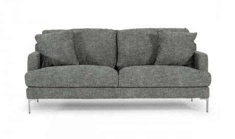 Divani Casa Janina Modern Dark Grey Fabric Sofa Vgkkkf1032 - Drkgry - 3 | Home Elegance USA