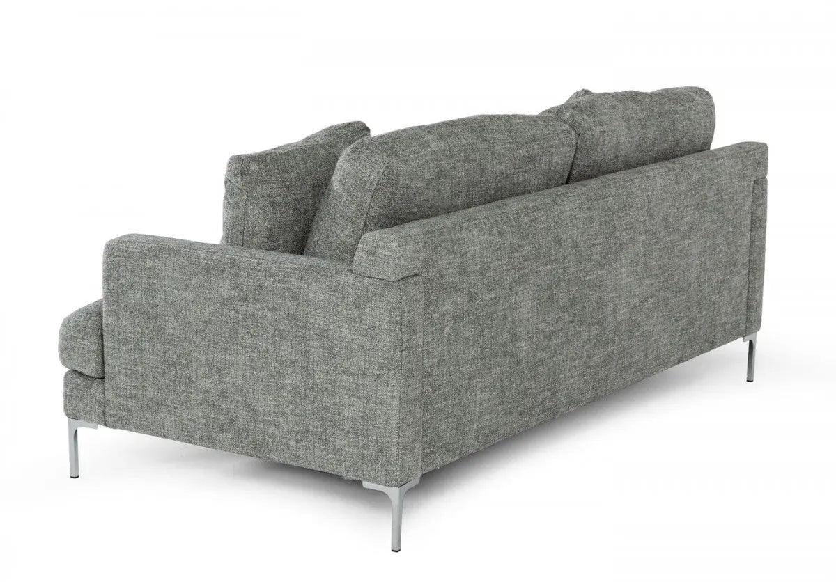 Vig Furniture - Divani Casa Janina - Modern Dark Grey Fabric Sofa - Vgkkkf1032-Drkgry-3