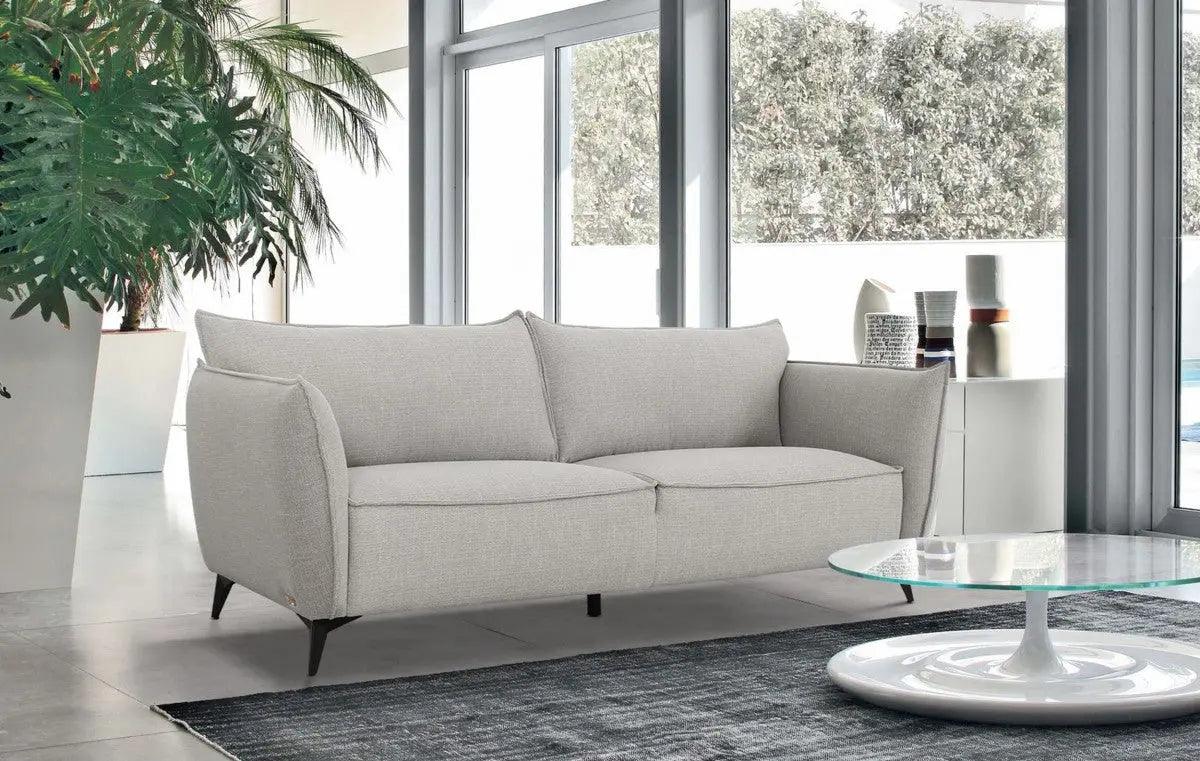 Vig Furniture - Divani Casa Jihae Modern Grey Fabric Sofa - Vgknk8548-Gry2-S