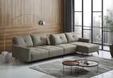 Vig Furniture - Divani Casa Kenton Modern Grey Fabric Sectional Sofa - Vgmb-1875-Gry