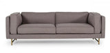 Vig Furniture - Divani Casa Keswick - Modern Grey Fabric Sofa - Vguimy476