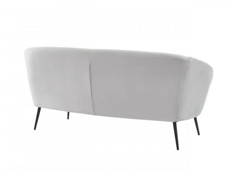 Vig Furniture - Divani Casa Koeing - Modern Light Grey Fabric Sofa - Vghcjym2008-Lgry