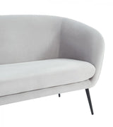 Vig Furniture - Divani Casa Koeing - Modern Light Grey Fabric Sofa - Vghcjym2008-Lgry