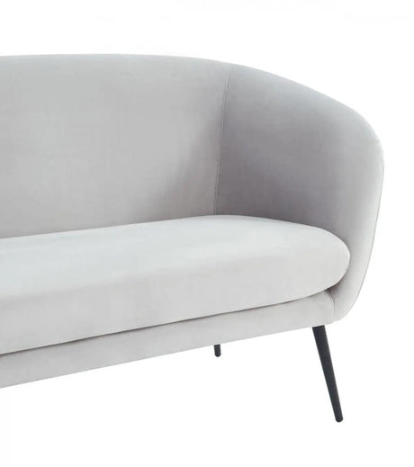 Vig Furniture - Divani Casa Koeing - Modern Light Grey Fabric Sofa - Vghcjym2008-Lgry