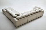 Vig Furniture - Divani Casa Kramer - Modern Modular Cream Fabric Sectional Sofa - Vgmbmb-1833-Crm