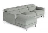 Divani Casa Lupita Modern Grey Fabric Sectional With Left Facing Chaise Vgkmkm.5000 - Lf | Home Elegance USA