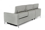 Divani Casa Lupita Modern Grey Fabric Sectional With Left Facing Chaise Vgkmkm.5000 - Lf | Home Elegance USA