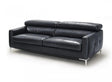 Divani Casa Natalia Modern Black Leather Sofa Vgkk1281X-Blk-S