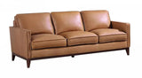 Vig Furniture - Divani Casa Naylor - Modern Brown Italian Leather Split Sofa - Vgca6394-Brn-S