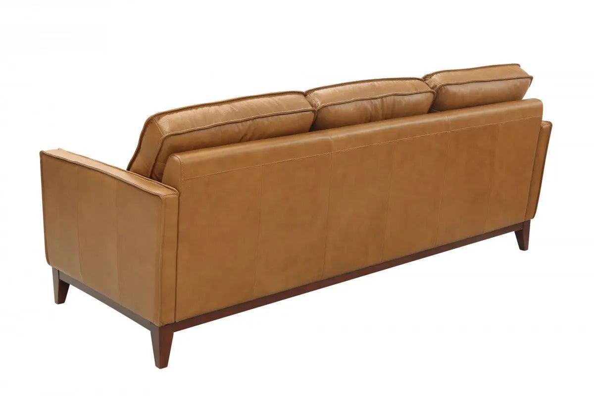 Divani Casa Naylor Modern Brown Italian Leather Split Sofa Vgca6394 - Brn - S | Home Elegance USA