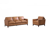 Vig Furniture - Divani Casa Naylor - Modern Brown Italian Leather Split Sofa - Vgca6394-Brn-S