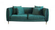 Divani Casa Oswego Modern Dark Green Jade Sofa Vgeumc-9712Sf-2-Grn-S
