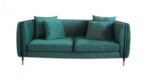 Divani Casa Oswego Modern Dark Green Jade Sofa Vgeumc-9712Sf-2-Grn-S