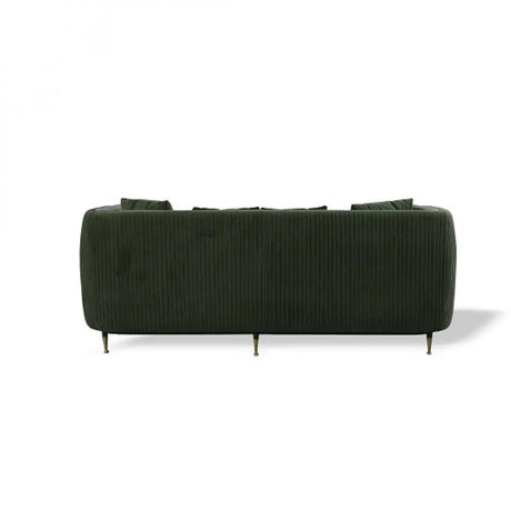 Vig Furniture - Divani Casa Oswego Modern Dark Green Jade Sofa - Vgeumc-9712Sf-2-Grn-S