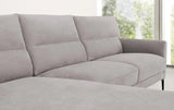 Vig Furniture - Divani Casa Paraiso Modern Grey Fabric Left Facing Sectional Sofa - Vgknk8610-Gry-Laf-Sect