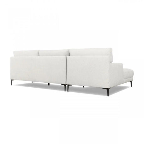 Vig Furniture - Divani Casa Paraiso Modern White Fabric Left Facing Sectional Sofa - Vgknk8610-Laf-Wht-Sect