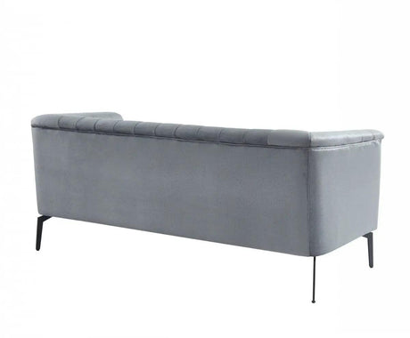 Vig Furniture - Divani Casa Patton - Modern Grey Fabric Sofa - Vghcjym2018-Gry