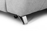 Vig Furniture - Divani Casa Paul Contemporary Grey Fabric 3-Seater Sofa W- Electric Recliners - Vgkne9156-Gry-3S