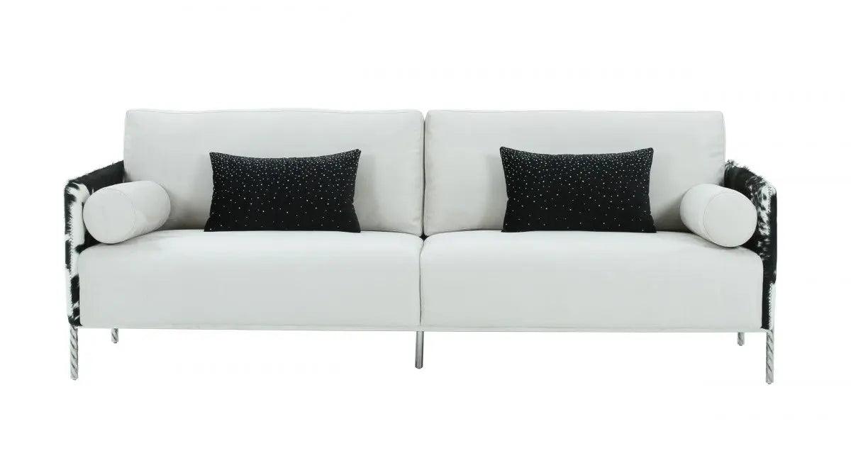 Divani Casa Pueblo Modern Cow - Hide Sofa Vgodzw - 20028 - S | Home Elegance USA