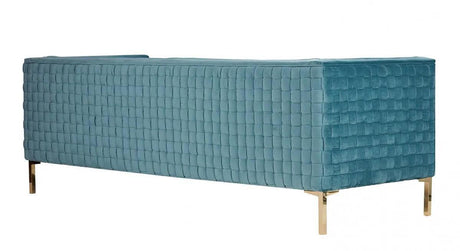 Vig Furniture - Divani Casa Putnam Modern Blue Velvet Sofa - Vgrh-Rhs-Sf-509