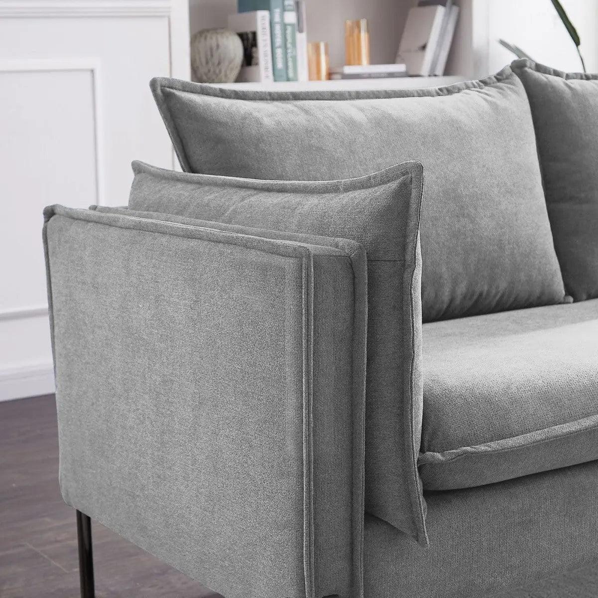 Vig Furniture - Divani Casa Randolf Modern Grey Loveseat - Vgknk8580-Mgry-L