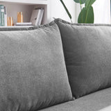 Vig Furniture - Divani Casa Randolf Modern Grey Loveseat - Vgknk8580-Mgry-L