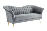 Vig Furniture - Divani Casa Rilo - Modern Grey Fabric Sofa - Vghcjym2028-Gry