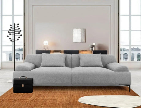 Vig Furniture - Divani Casa Ronny Modern Grey Sofa - Vgknk8588-Mgry-S