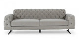 Vig Furniture - Divani Casa Sepulveda - Modern Grey Fabric Sofa - Vguimy488