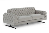 Vig Furniture - Divani Casa Sepulveda - Modern Grey Fabric Sofa - Vguimy488