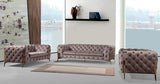 Vig Furniture - Divani Casa Sheila Modern Silver Fabric Sofa Set - Vgca1346-Sil