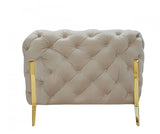 Vig Furniture - Divani Casa Sheila Transitional Beige Fabric Chair - Vgca1346-Beix-C