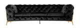 Divani Casa Sheila Transitional Black Fabric Sofa Vgca1346 - Blk - S | Home Elegance USA