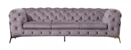 Divani Casa Sheila Transitional Silver Fabric Sofa Vgca1346 - Sil - S | Home Elegance USA