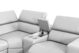 Vig Furniture - Divani Casa Stanton - Modern White Sectional Sofa + Recliners - Vgkne9210-8Wht-Sect