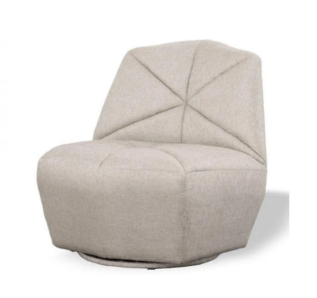 Divani Casa Tomlin Contemporary Grey Woven Fabric Accent Chair Vgodzw-20092-Gry-Ch
