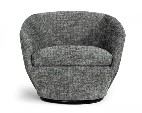 Vig Furniture - Divani Casa Tyson - Modern Dark Grey Fabric Accent Chair - Vgkkkfa1032-Dkgry-3