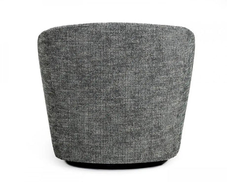 Vig Furniture - Divani Casa Tyson - Modern Dark Grey Fabric Accent Chair - Vgkkkfa1032-Dkgry-3