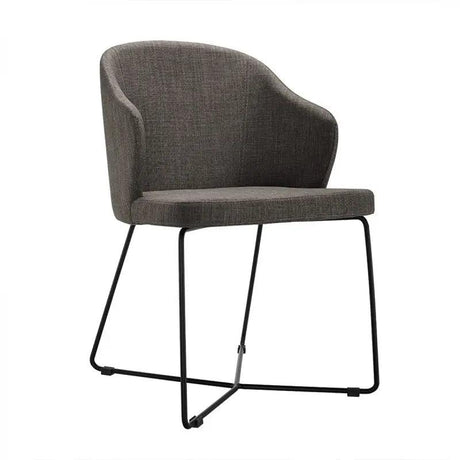 Vig Furniture - Gia Modern Grey Fabric Dining Chair (Set Of 2) - Vgewf3208Aa-Gry