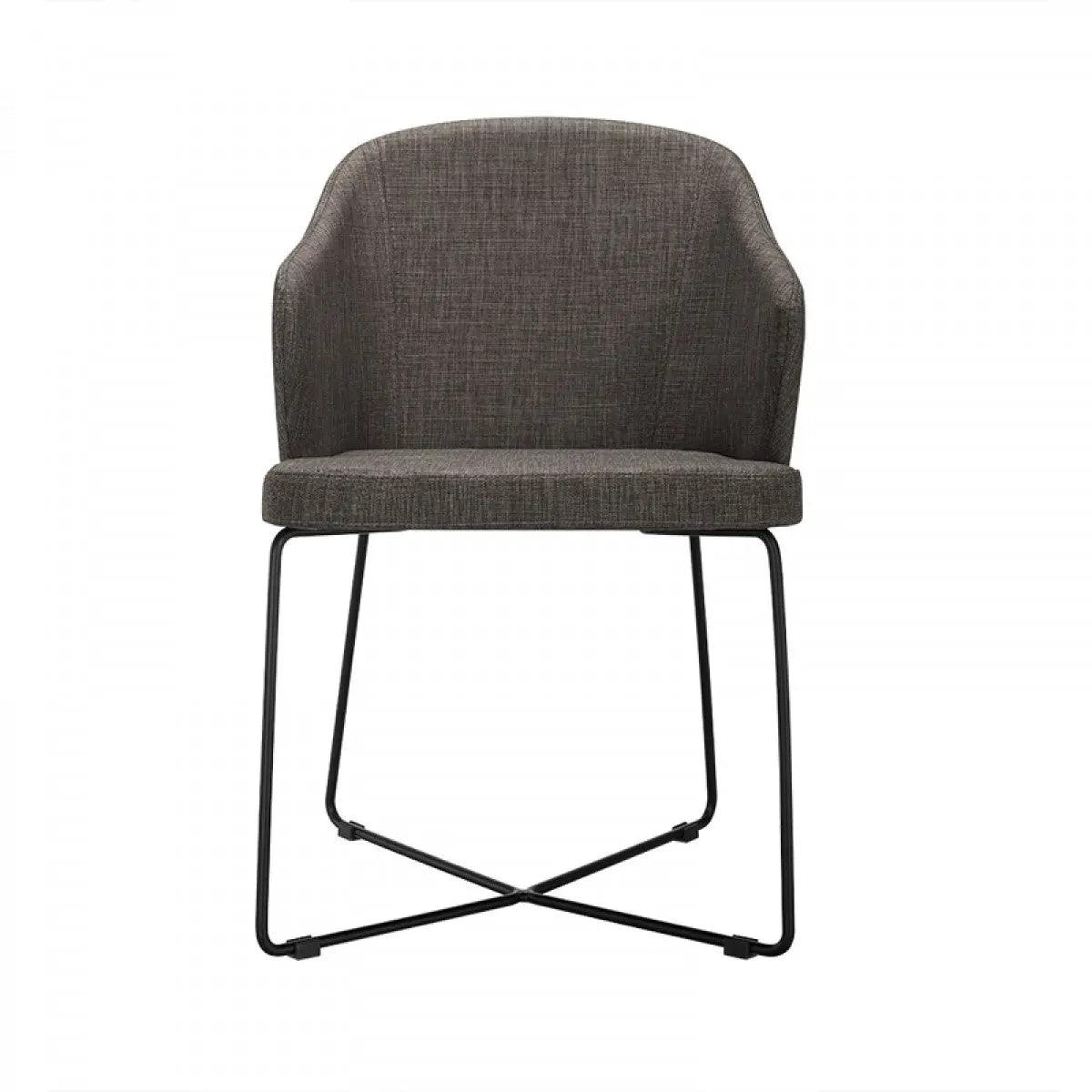 Vig Furniture - Gia Modern Grey Fabric Dining Chair (Set Of 2) - Vgewf3208Aa-Gry