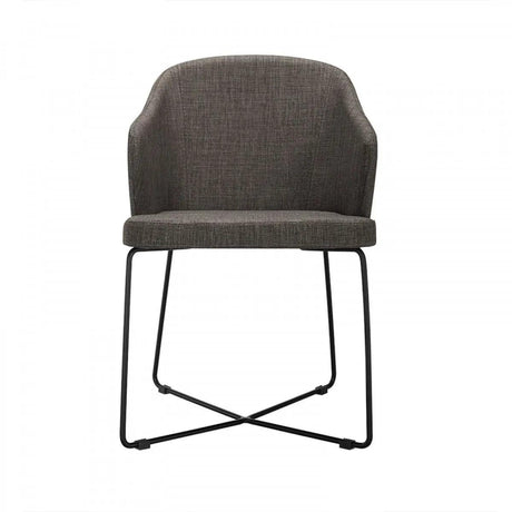 Vig Furniture - Gia Modern Grey Fabric Dining Chair (Set Of 2) - Vgewf3208Aa-Gry